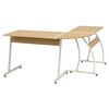 vidaXL Corner Desk L-Shaped Oak