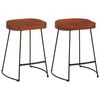 vidaXL Gavin Bar Stools 2 pcs 45x38x53 cm Solid Wood Mango