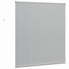vidaXL Window Blind with Curtains Manual Silver Aluminium
