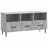 vidaXL TV Cabinet Concrete Grey 102 x 34.5 x 50 cm Engineered Wood