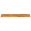 vidaXL Table Top Live Edge 110x30x2.5 cm Solid Wood Mango
