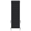 vidaXL Sun Lounger Cushion Black 160x50x10 cm Faux Suede Leather