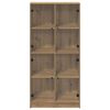 vidaXL Highboard Artisan Oak 68 x 37 x 142 cm Engineered Wood