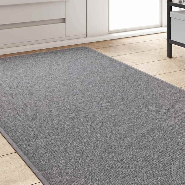 vidaXL Carpet Runner Light Grey 80 x 500 cm 100% Polypropylene