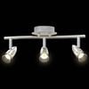 vidaXL Ceiling Spotlight Nickel 36.5 x 10 x 12.5 cm Metal