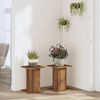 vidaXL Plant Stands 2 pcs Artisian Oak 30x30x40 cm Engineered Wood