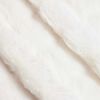 vidaXL Faux Rabbit Fur Blanket White 220 x 240 cm Polyester