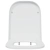 vidaXL Toilet Seat White 47.5 x 35 x 3.6 cm Duroplast