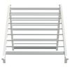 vidaXL Drying Rack for Bathtub Extendable 53-90 cm Aluminium