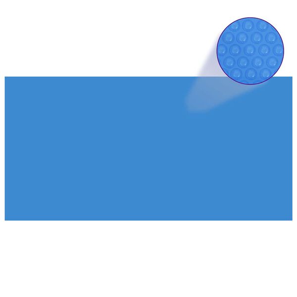 vidaXL Rectangular Pool Cover 1200x600 cm PE Blue