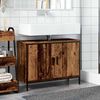 vidaXL Sink Cabinet Old Wood 80x30x60 cm Engineered Wood