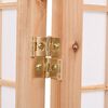 vidaXL Folding 4-Panel Room Divider Japanese Style 160x170 cm Natural