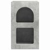 vidaXL Bedside Table Concrete Grey 29.5 x 35 x 50 cm Engineered Wood