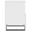vidaXL Bedside Cabinet White 40x35x50 cm Engineered Wood