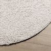vidaXL Shaggy Rug PAMPLONA High Pile Modern Cream &Oslash; 160 cm