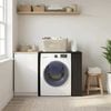 vidaXL Wash Machine Cabinet Black Oak 87 x 60 x 89 cm Engineered wood