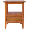 vidaXL Bedside Cabinet Solid Mahogany Wood