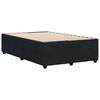 vidaXL Bed Frame without Mattress Black 120x200 cm Velvet