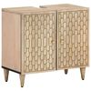 vidaXL Bathroom Sink Cabinet 62x33x58 cm Solid Wood Mango