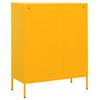 vidaXL Storage Cabinet Mustard Yellow 80x35x101.5 cm Steel