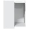vidaXL Cat Litter Box Enclosure White 42x42x51 cm Engineered Wood