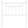 vidaXL Metal Replace Headboard White 80 cm