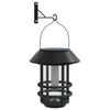 vidaXL Solar Outdoor Wall Lanterns 4 pcs Warm White Flickering Flame