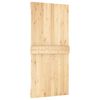 vidaXL Door NARVIK Natural 95 x 210 cm Solid Pine Wood