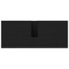 vidaXL Bathroom Sink Cabinet Black Oak 80 x 30 x 60 cm Engineered Wood