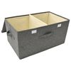 vidaXL Storage Box Fabric 50x30x25 cm Anthracite