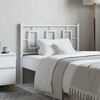 vidaXL Metal Replace Headboard White 100 cm