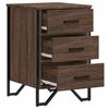 vidaXL Bedside Cabinet Brown Oak 40x41x60 cm Engineered Wood