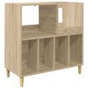 vidaXL Record Player Stand Sonoma Oak 82 x 39.5 x 82.5 cm