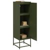 vidaXL Highboard Olive Green 36x39x123 cm Steel