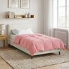 vidaXL Full Year Duvet Quilted Pink 155 x 220 cm Microfiber