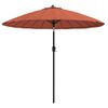 vidaXL Garden Parasol with Aluminium Pole 250 cm Terracotta