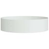 vidaXL Planter Ring White 80 x 80 x 20 cm Cold-rolled Steel
