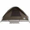 vidaXL Camping Tent Dome 2-Person Brown Waterproof