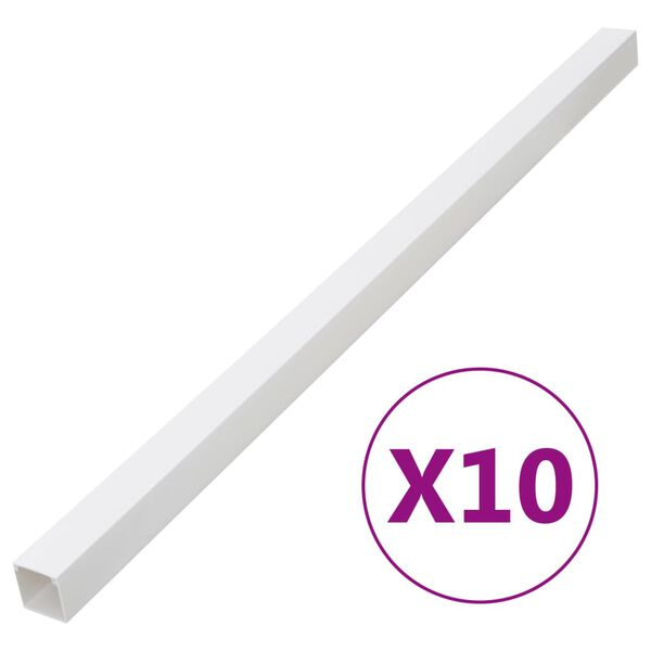 vidaXL Cable Trunking 100x60 mm 10 m PVC