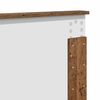 vidaXL Bed Frame with Headboard Old Wood 150 x 200 cm Engineered wood