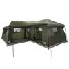 vidaXL Family Tent with Rainfly Water-Resistant 14-Person Army Green
