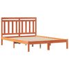 vidaXL Bed Frame 2 pcs Wax Brown 150 x 200 cm Solid Pine Wood