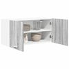 vidaXL Hanging Cabinet Grey Sonoma 80 x 31 x 40 cm Engineered Wood