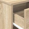 vidaXL Bedside Cabinet with Drawer Sonoma Oak 40x34x50 cm