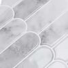vidaXL Decorative Stickers 10 pcs Grey Marble 30 x 30 x 0.8 cm