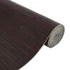 vidaXL Room Divider Dark Brown Width 600 cm Height 165 cm Bamboo