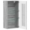 vidaXL Wall-mounted Cabinet with Shelf Grey sonoma 55 x 29 x 100 cm