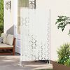 vidaXL Privacy Screen White 100 x 50 x 180 cm Steel