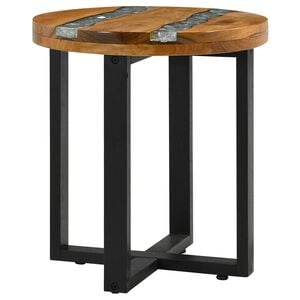 vidaXL Coffee Table Brown 40 x 40 x 45 cm Solid Teak Wood