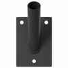 vidaXL Flag Pole Holde Black 10.5 x 7.5 x 0.25 cm Steel